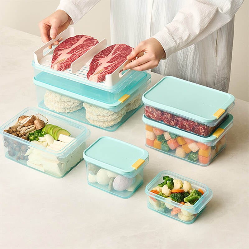 Hộp Trữ Đông Thực Phẩm Freezer Fit Locknlock Màu Tự Nhiên nhiều dung tích- HFL10 image number null